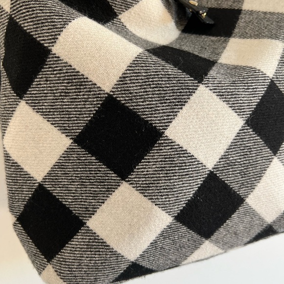 Talbots crossbody satchel style bag buffalo plaid - Picture 5 of 13